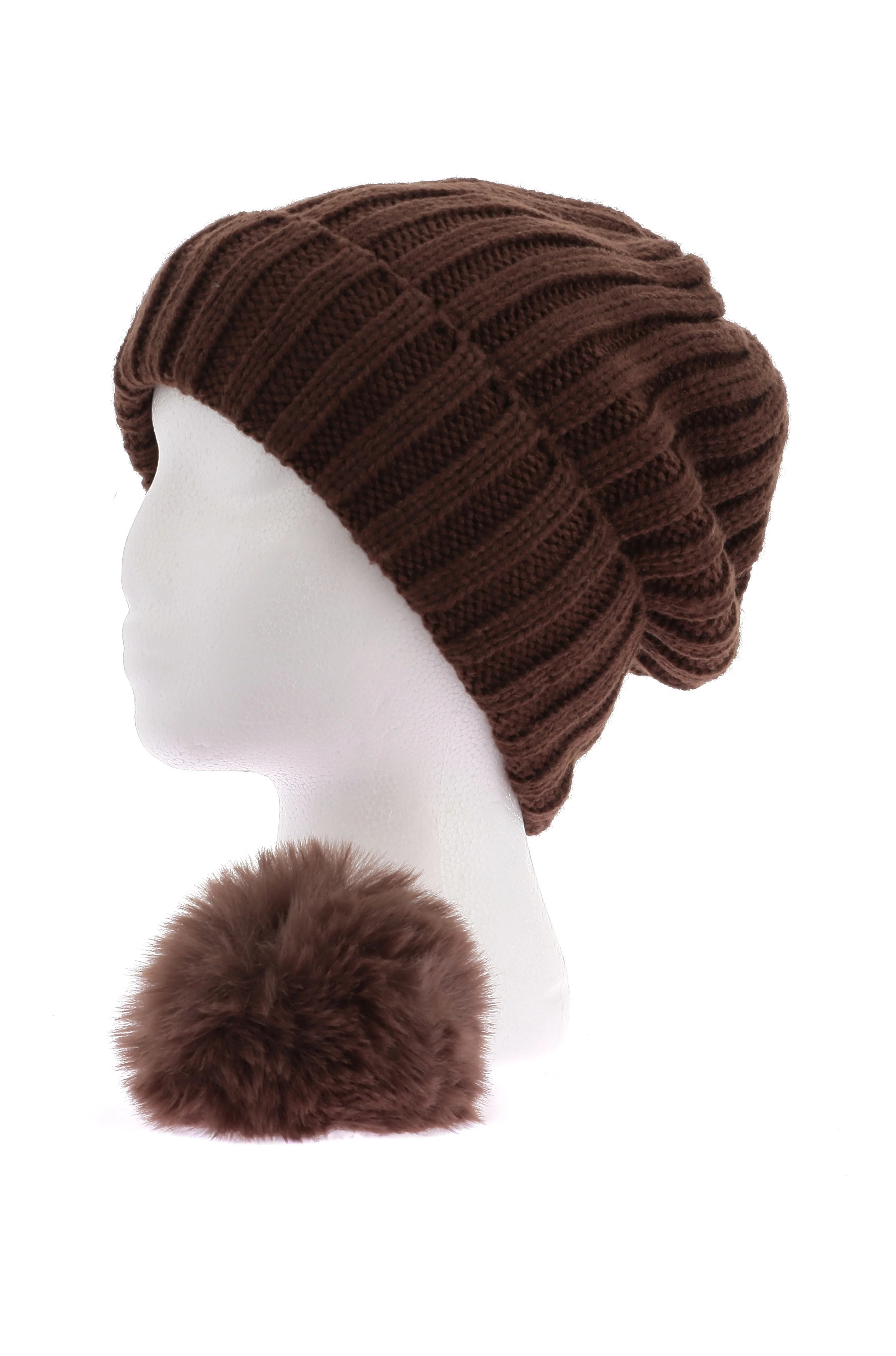 JT8205 - Bonnet à pompon amovible - Image 2