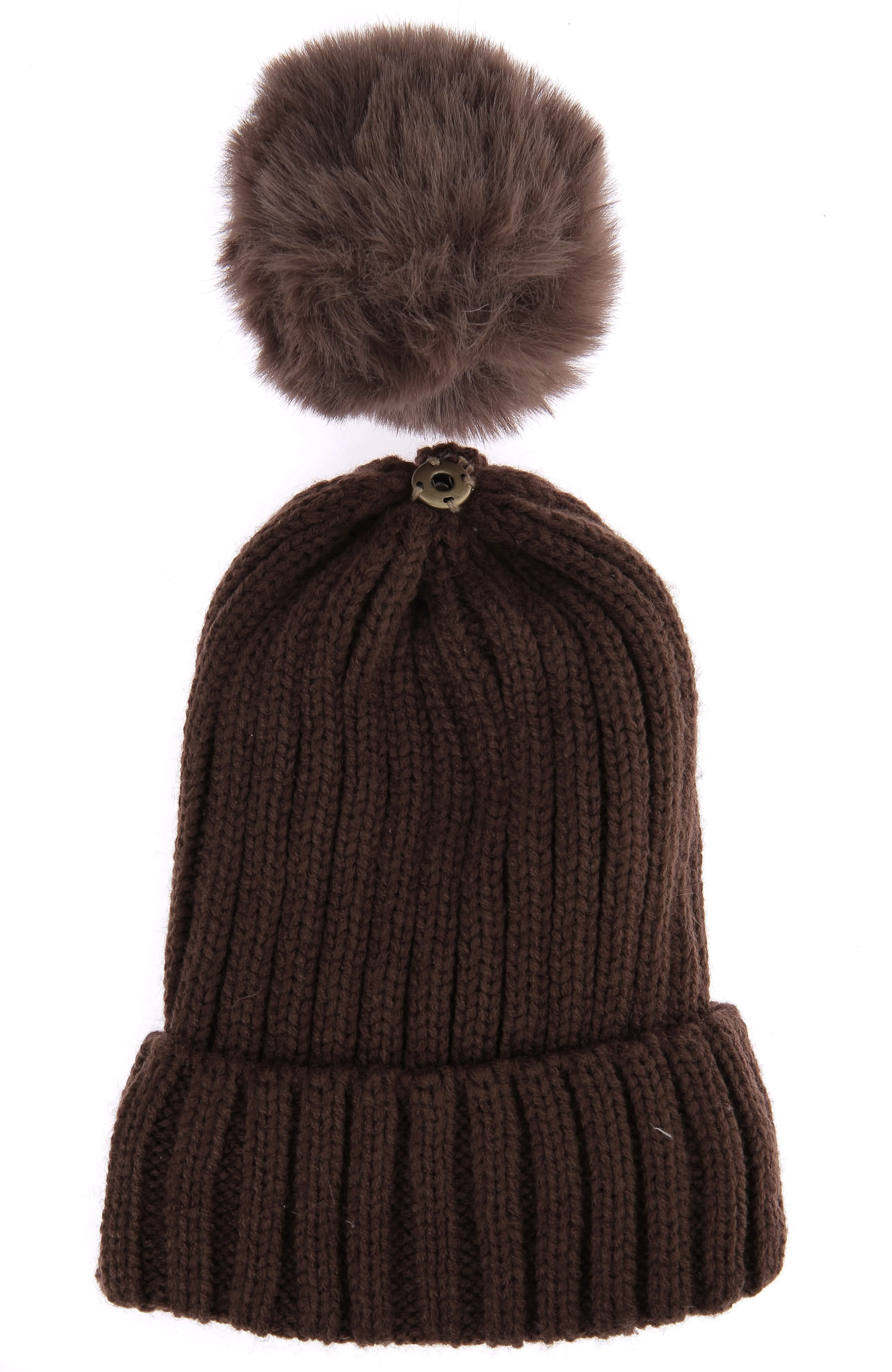 JT8205 - Bonnet à pompon amovible - Image 4