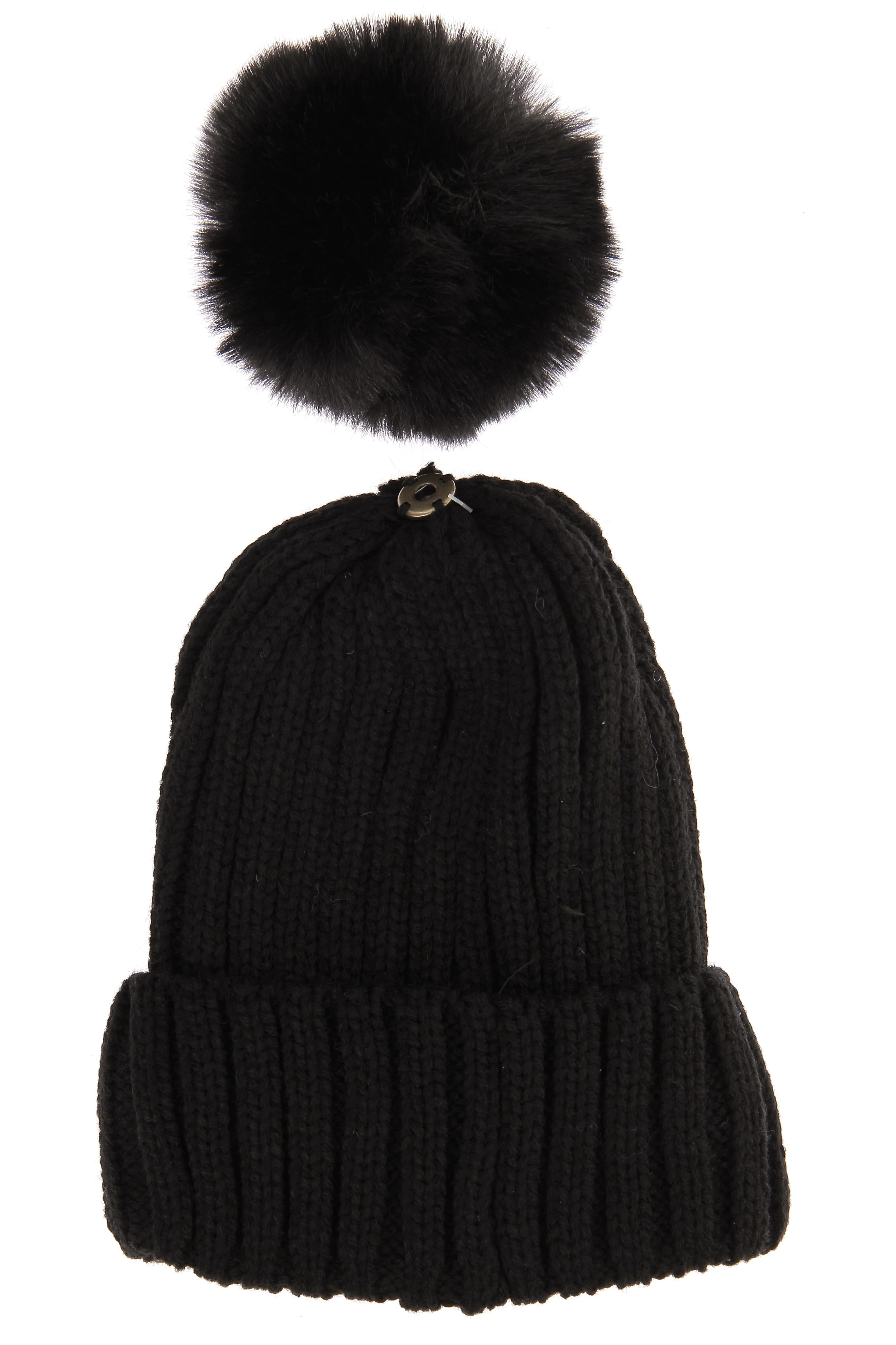 JT8205 - Bonnet à pompon amovible - Image 4