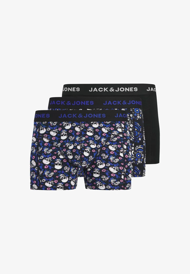 JACKFLOWER SKULL TRUNKS - Lot de 3 Boxers