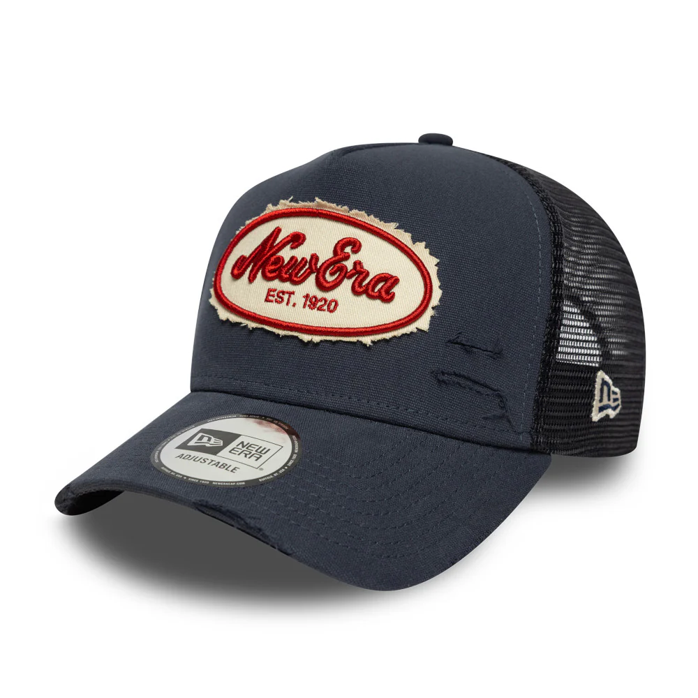 9FORTY A-FRAME TRUCKER NE OVAL Canvas Distressed