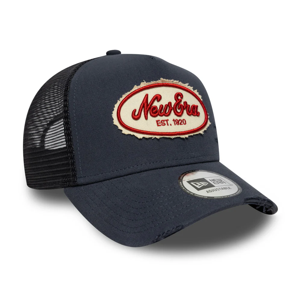 9FORTY A-FRAME TRUCKER NE OVAL Canvas Distressed - Image 3