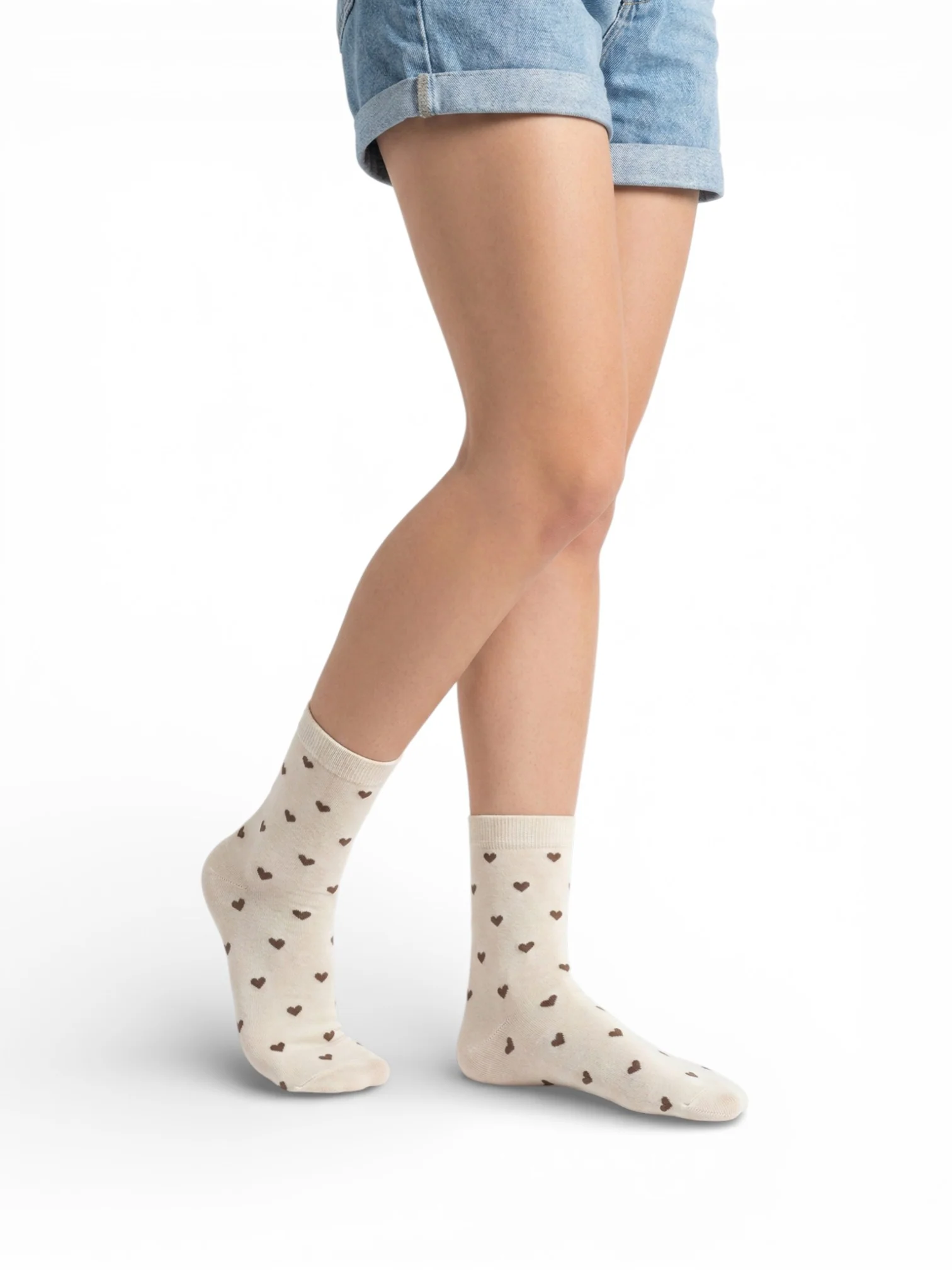 CHAUSSETTES COEUR - 1 PAIRE