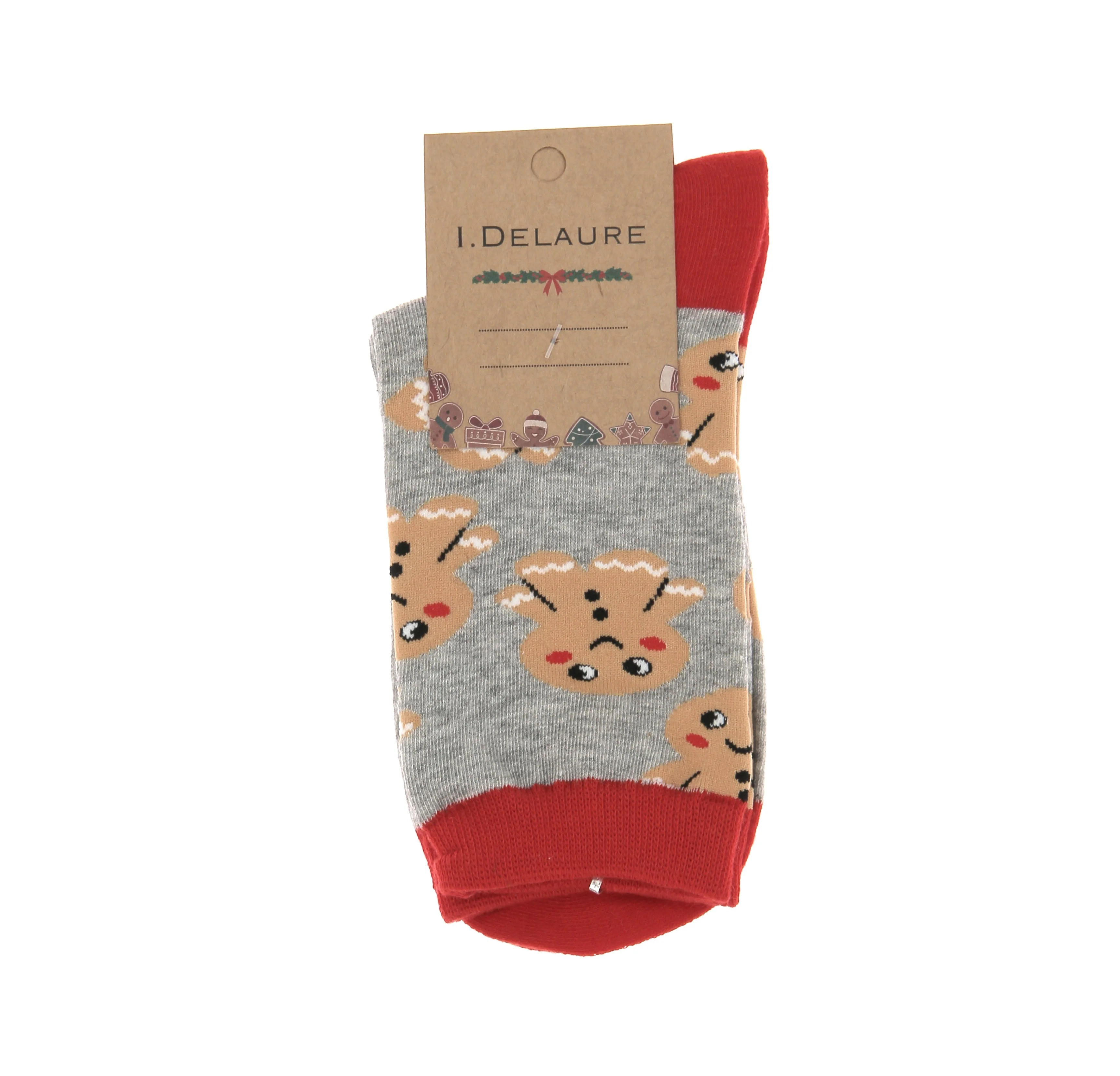 Chaussettes Noël - Pain d'épices - 1 paire - Image 2