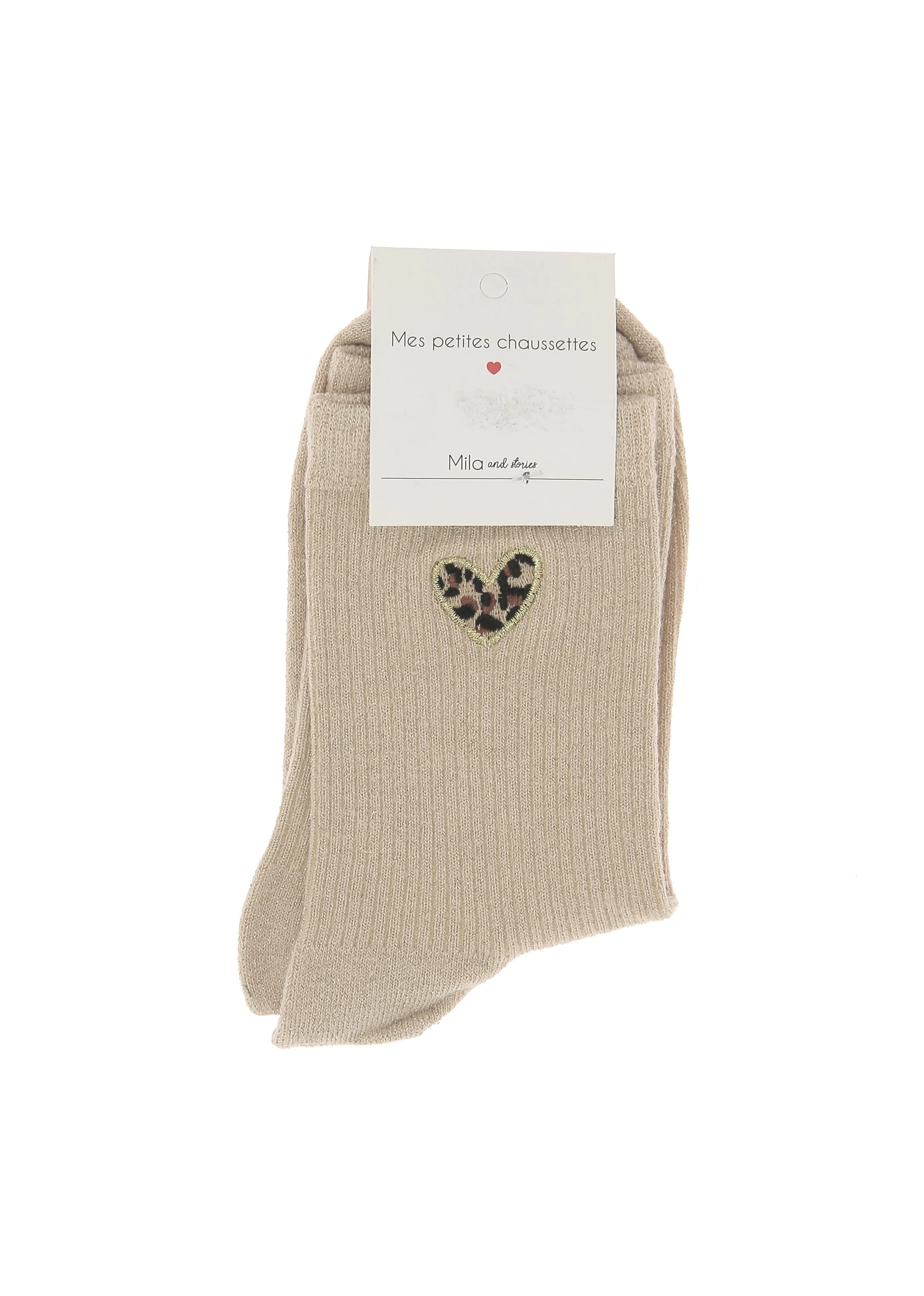 Chaussettes cœur - 1 paire - Image 2