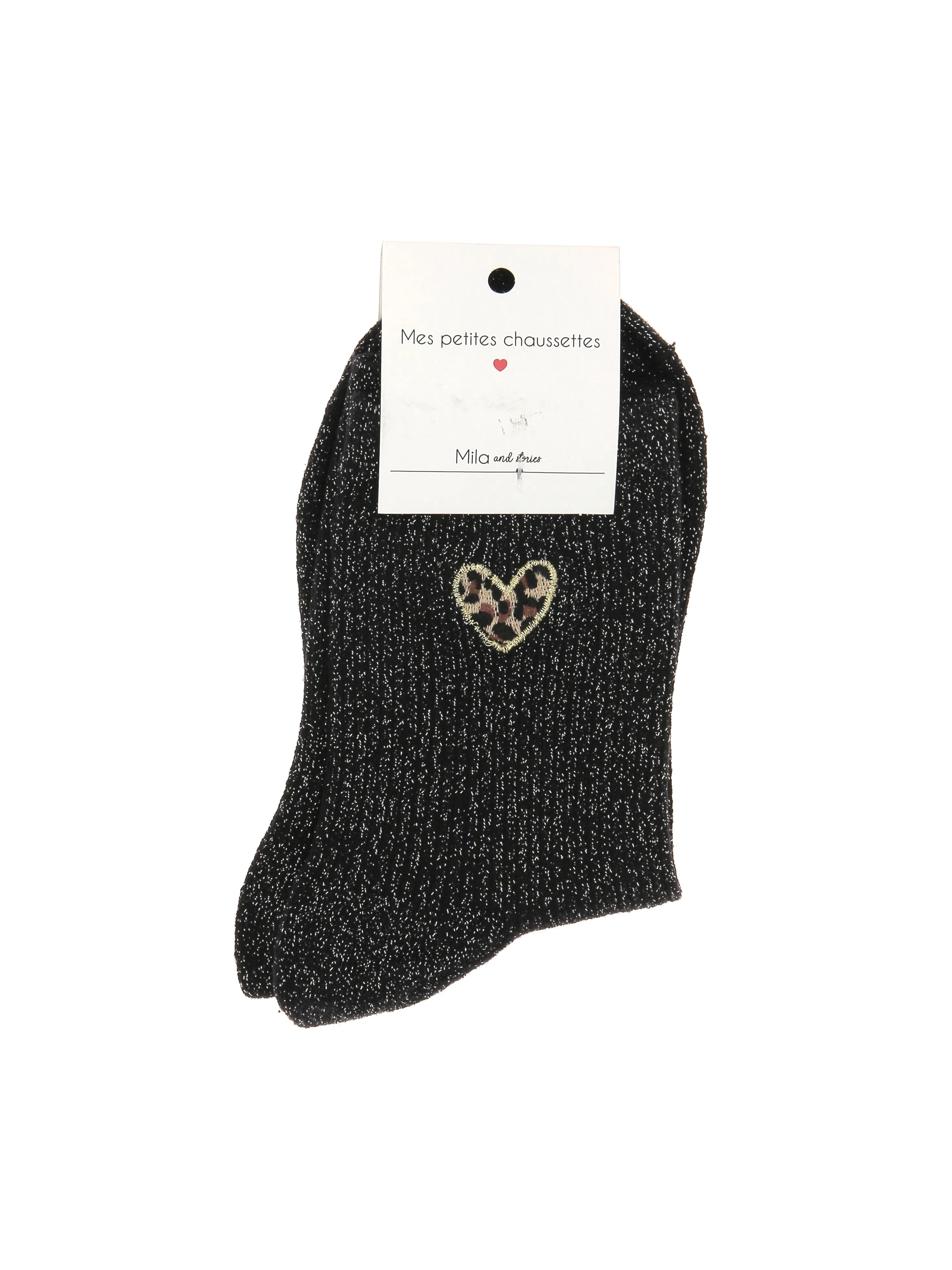Chaussettes cœur - 1 paire - Image 2
