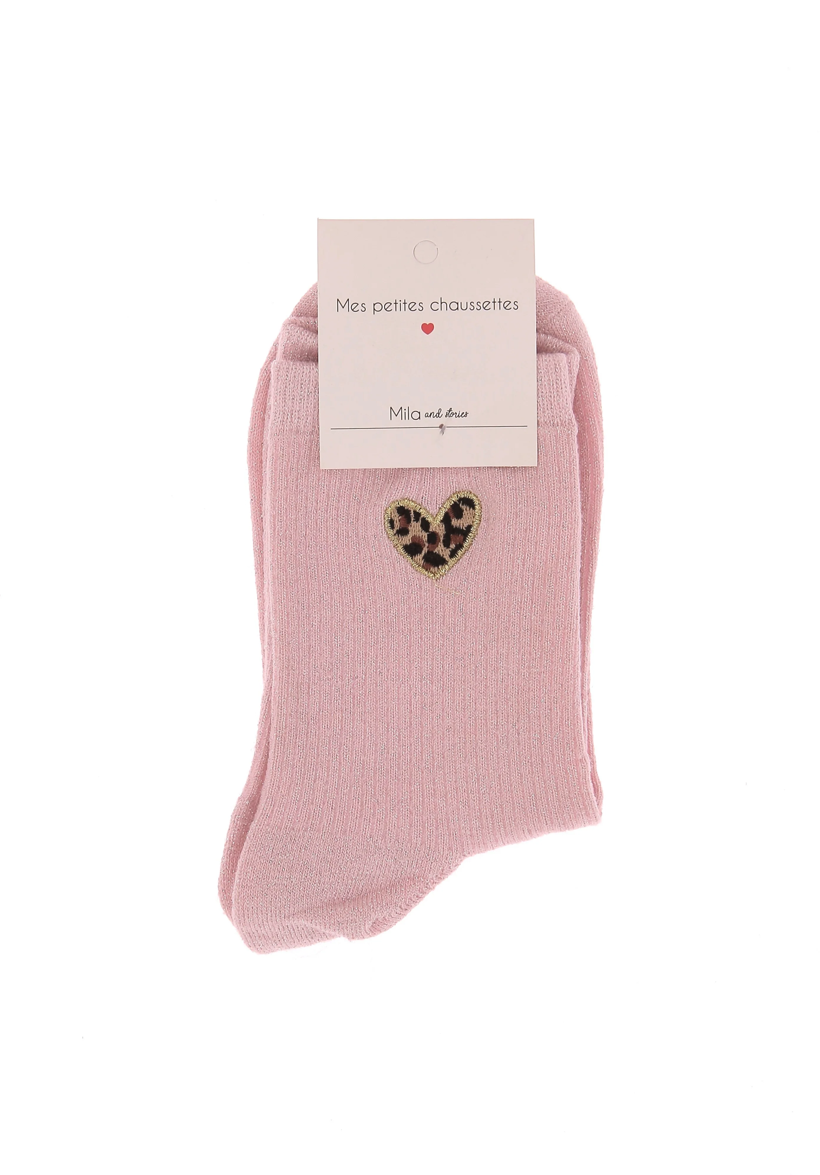 Chaussettes cœur - 1 paire - Image 2